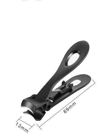 QXSJEDYCH Nail Clippers Nail Clippers Stainless Steel Nail Cutter Toenail Fingernail Manicure Cutter Thick Ingrown Toenail Scissors Tools Nails(Color:Schwarz Size:S) S Schwarz - Buy Online on GoSupps.com