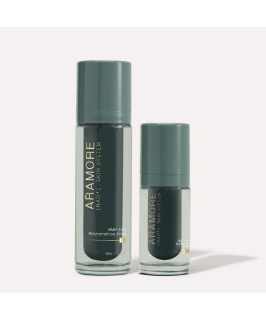 Aramore NAD+ Cell Restoration Cream Clinically Proven Moisturizer Face Cream Vegan Hypoallergenic Fragrance-Free Face Cream (15ml) 15 ml - Buy Online on GoSupps.com