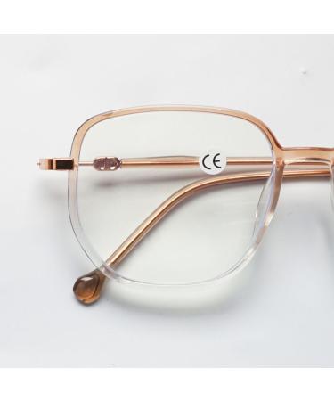 Vevesmundo Blue Light Filter Reading Glasses for Men & Women - Stylish Square Large Nerd Glasses +0.0 to +4.0 | Anti Blue Light Visual Aid - Buy Online on GoSupps.com