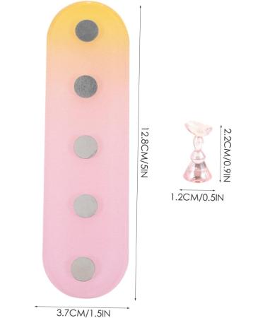 FRCOLOR 2 Sets Nail Practice Holder Convenient Nail Holders Decorative Nail Racks Training Convenient Nail Racks Nail Art Decoration Magnetic Fake Nail Holder Nail Polish Manicure Plastic - Buy Online on GoSupps.com