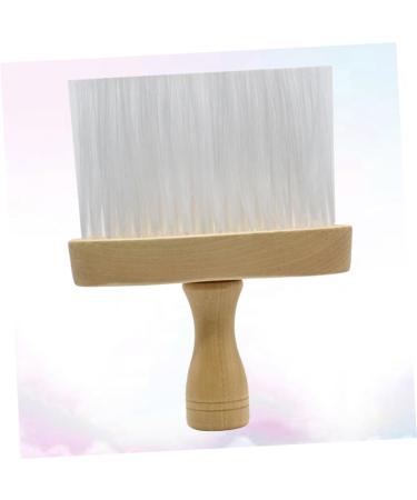 Minkissy 3-Pack Barber Dust & Neck Cleaning Brush Set - Vintage Wooden Hairdresser Tool for Shaving & Salon Use - 15x12x1 cm - Buy Online on GoSupps.com
