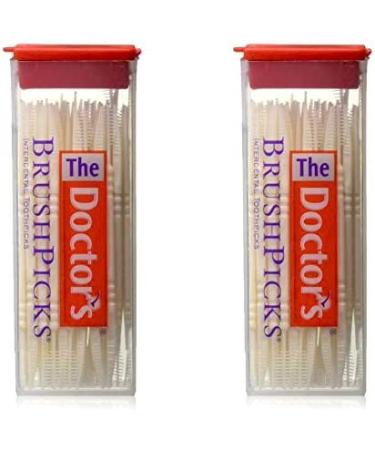 Doctor's BrushPicks Interdental Toothpicks - 240 Picks, Pack of 2 - Buy Online on GoSupps.com