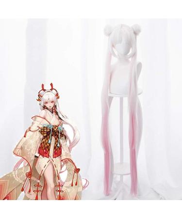 Onmyoji Anime Cosplay Hairpieces - 47 Gradient Rose Net Wig High-Temperature Resistant Fiber - Buy Online on GoSupps.com