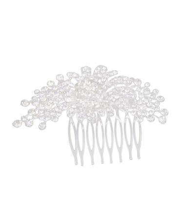 FRCOLOR Bridal Wedding Hair Comb Sliding Clip Hair Comb with Rhinestone Hair Accessories Full Diamond