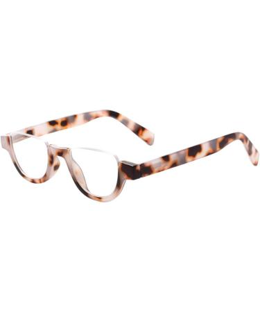 Colorful Fashion Half Moon Frame Reading Glasses - 4 Pairs (2.5x) for Men & Women | Spring Hinge Readers - Buy Online on GoSupps.com