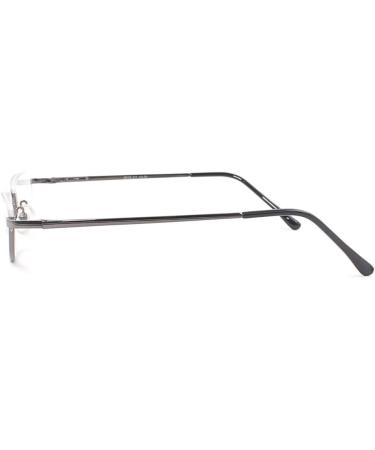 Half Reading Glasses Metal Frame Readers for Women Men with Pouch (2 Pairs 2.25) 2pair(black gray) 2.25 x - Buy Online on GoSupps.com