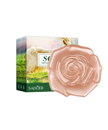 Surakey Natural Herbal Essence Soap Flower Essential Oil Soap Shower Herbal Plant Essential Oil Soap Rose Soap Bathing Soap Fragrance Soap for Bride Baby Body Spa Wedding 100g Type 11