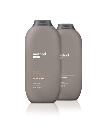 Method Men Cedar + Cypress Body Wash 18 Fl Oz (Pack of 2) Cedar + Cypress 18 Fl Oz (Pack of 2)