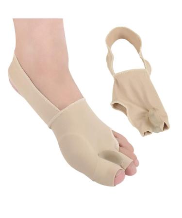 EXCEART 1 Pair Thumb Splint Spacers Bunion Hammer Separator Splint Shims Big Straightener Hallux Separator Straightener Sleeve Socks Brace Eversion