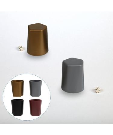 IMIKEYA 4Pcs Professional Plastic Dice Cups for Liars Dice - Game Supplies for Board Games & Bar KTV - Buy Online on GoSupps.com