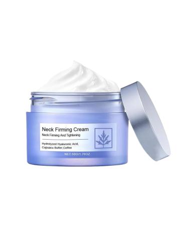 Mimoqk Neck Tightening Cream Hydrating Brightening Lotion 50g Non-Greasy Formula Skin Firming for Mature Dry Skin Daily Protection Ideal Travel Post-Workout and Climate Care