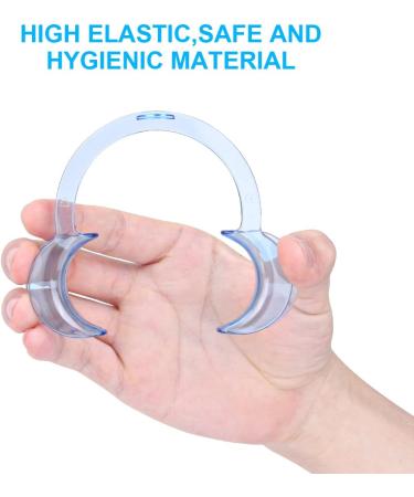 Vicloon 10 Pcs Dental Mouth Opener C-Shape Cheek Retractors - Blue | For Open Mouth Game, Dentistry, Teeth Whitening | Adults and Kids - Buy Online on GoSupps.com