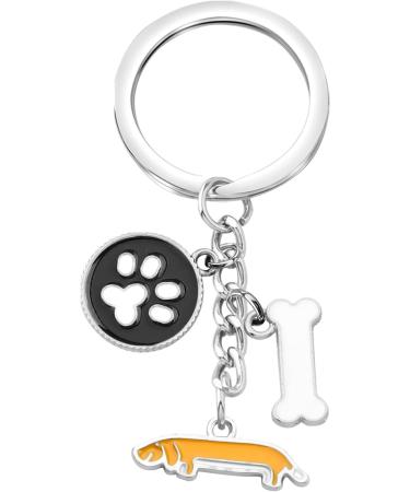 Ensianth Dog Keychain - Perfect Gift for Dog Lovers | Puppy Paw Print Keyring for Dog Owners | Ideal for Moms & Dads - Buy Online on GoSupps.com