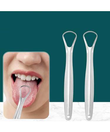 Eco-Friendly Stainless Steel Tongue Scraper | Reusable Metal Cleaner | O2S1 Fresh Care | 1pc - Buy Online on GoSupps.com