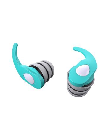 MEIBAOGE 1 Pair Ear Plugs Soft Silicone Noise Reducing Reusable Earplugs for Sleeping Work Studying Travel Concert Snoring