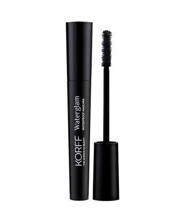 Korff Waterglam Mascara Lengthening and Waterproof Deep and Intense Look Soft Wax Black 9 ml