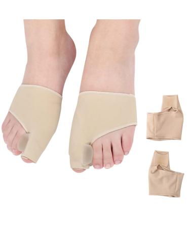 Bunion Corrector Big Toe Bunion Relief Big Toe Separators Toe Straighteners Hallux Valgus Corrector Toe Stretchers Toe Spacer Sleeves Splint for Overlapping Toes Hammer Toes Foot Pain Relief (2 Pairs)