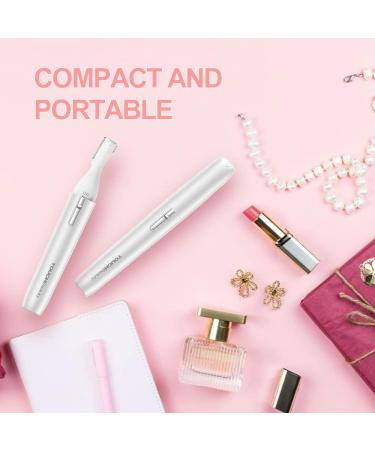 TOUCHBeauty Eyebrow Trimmer - 2 in 1 Painless Precision Face Shaver for Women | Ideal for Eyebrows Face Chin & Peach Fuzz - Buy Online on GoSupps.com