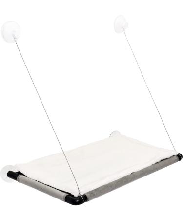 Hanging Window Cat Hammock - Suction Cup Mounted Perch for Indoor Cats | 26.4 x 15.6 Inches - Buy Online on GoSupps.com