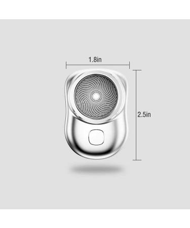 Mini-Shave Portable Electric Shaver | 2023 New Upgrade Rechargeable Razor for Men | Easy One-Button Use | Home, Car, Travel | Black - Perfect Christmas & New Year Gift - Buy Online on GoSupps.com