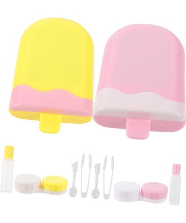 Homsfou 10 Sentences Contact Lens Foil Mirror Film - Stylish Lens Holder & Storage Case for Colored Contact Lenses - Convenient Organizer - Buy Online on GoSupps.com
