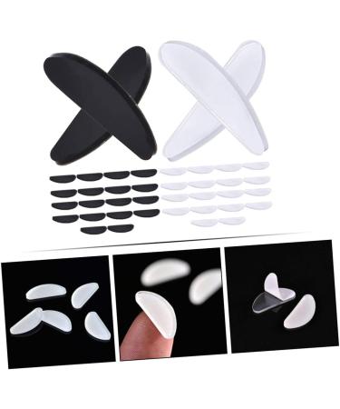 Pretyzoom 20 Pairs Silicone Nose Pads - Replacement Cushions for Clear Glasses | Comfortable Air Cushions for Perfect Fit - Buy Online on GoSupps.com