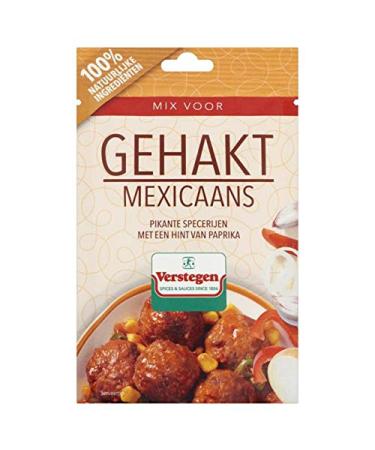 Verstegen Verstegen Kruidenmix gehakt Mexico spice mix for spicy meat 40g