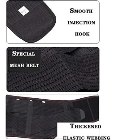 Buy Lumbar Support Belt for Men & Women - Double Train Lower Back Pain Relief | Waist Support Black L - Buy Online on GoSupps.com