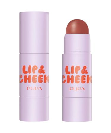 Pupa GRWSTICK Lip & Cheek Stick Face Blush & Balm Lips g4 Hot Cookie 001