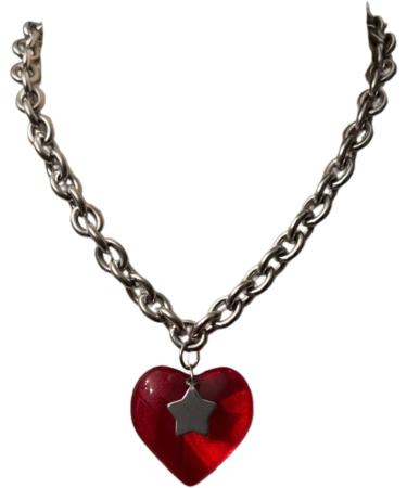 Oralgo Heart Motif Necklace - Stylish Collarbone Chain for Women & Girls | Perfect for Weddings Parties & Birthdays - Buy Online on GoSupps.com