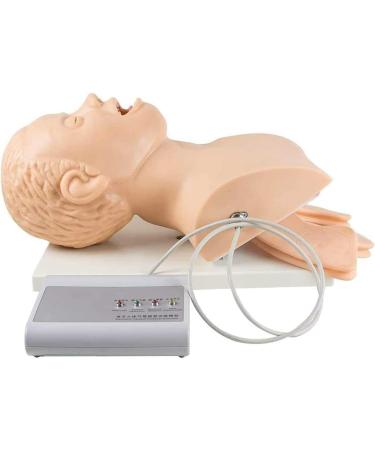 Adult Intubation Manikin Oral Nasal Intubation Airway Management Simulator Removable Conversion Kit Intubation Trainer for Nursing Education Training