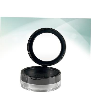 FOMIYES 3 pcs Cosmetic Empty G Mirror Black Loose with Case Portable Dispensing Powder Container - Buy Online on GoSupps.com