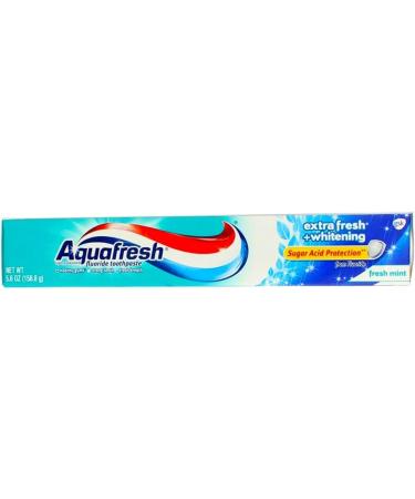 Aquafresh Fluoride Toothpaste Extra Fresh Whitening - 5.6 oz (Pack of 2) - Buy Online on GoSupps.com