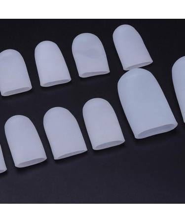 FOMIYES 15 Pairs Gel Toe Caps - Callus & Blister Silicone Protectors for Women/Men - Buy Online on GoSupps.com
