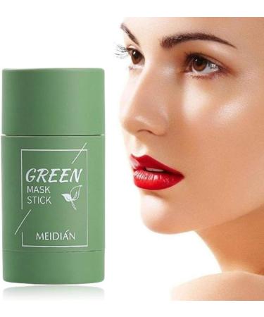 ikasus Green Tea Purifying Clay Stick Mask Green Tea Stick Deep Cleansing Oil Control Facial Mask Eggplant AntiAcne Cleansing Solid Mask Blackhead Remover Fine Solid Mask Pores Shrink 2 Pcs Green - Buy Online on GoSupps.com