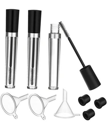 Housoutil Mascaras 3pcs Refillable Eyelash oil Tube Storage Bottles Empty Cosmetic Bottle The Solution Filling - Buy Online on GoSupps.com