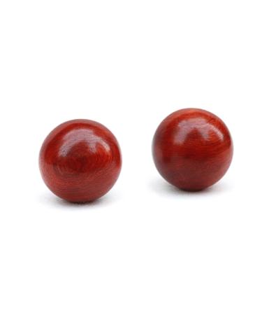 Cabilock hand wood tool 2 piece massage roller ball wooden tools classic message play rose wood embassy ball classic embassy ball muscle roller 6cmx6cm red