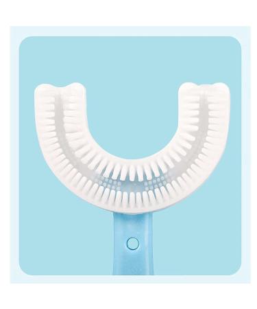 Pritbon 4Pcs Children's U-Shape Toothbrush for 360 Cleansing | Heart/Oval Design | Kids 0-12 Years - Buy Online on GoSupps.com