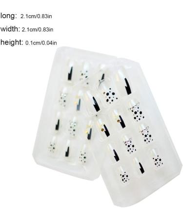 Dajidafu Press on Nails Removable Salon Artificial Manicure Patch Wearable Professional False Nail Tips Girls Supplies - Buy Online on GoSupps.com