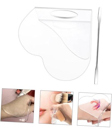 Buy Acrylic and Stainless Steel Makeup Palette Set for Nail Gel & Foundation Mixing | International Shipping - Buy Online on GoSupps.com