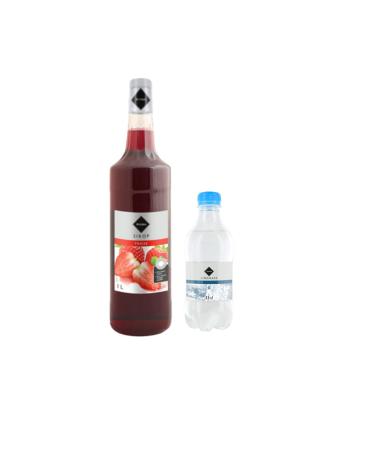 Lot Sirop Rioba & limonade: Sirop Rioba Fraise 1L - Limonade Rioba (12x33cl)