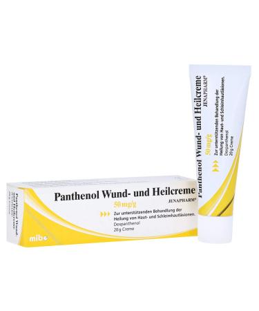 Panthenol Wound and Healing Cream with Dexpanthenol Reduce Itching   Inhibits Inflammation 20 g / 0.7 Oz