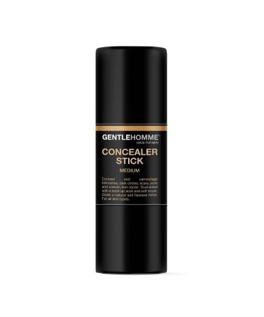 Men's Concealer Stick with Brush - Dual Sided Full Coverage Pen for Dark Circles - 8g (Medium) - Buy Online on GoSupps.com