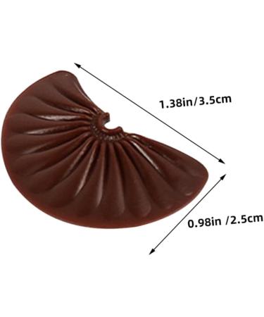 ibasenice 48 Pcs Imitation Chocolate Chips Shop Display Prop Small Chocolate Model Multi-function Chocolate Decor Chocolate Bar Maker Simulated Chocolate Pvc Food Play Dessert 3.50X2.50X0.20CMx2pcs 1 - Buy Online on GoSupps.com