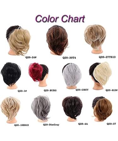 Messy Bun Hair Piece for Women Synthetic Donut Straight Ponytail Hair Messy Hair Bun Scrunchie Chignon With Elastic Hair Bands Pieces For Women Hair Extensions Fake Hair Accessories for Women Girls 6AT88 - Buy Online on GoSupps.com