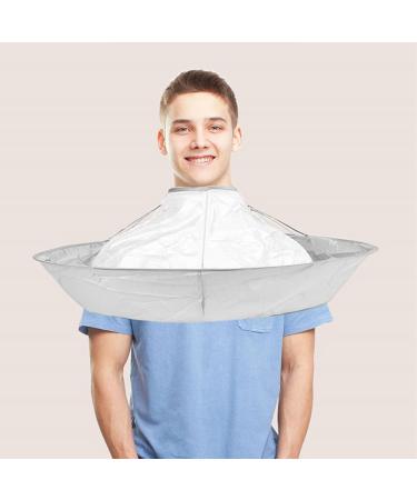 Hair Cutting Cape Umbrella Hairdressing Capes Barber Hairdressing Cloak Beard Shaving Waterproof Hairdressing Kit Haircut Bib Hair Dyeing Clothes Waterproof.Suitable for Hair Salon or Home(Gray) Grey - Buy Online on GoSupps.com