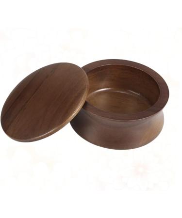 Minkissy 3-Stone Shaving Bowl Set - Wooden Shaving Shell for Men | Razor & Soap Kit - Classic Bamboo Design - Buy Online on GoSupps.com