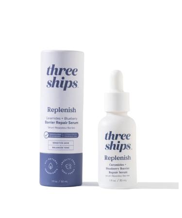 Buy Three Ships Replenish Ceramides Blueberry Barrier Repair Serum 30 ML - Hydrating Skincare for All Skin Types - International Shipping Available - Buy Online on GoSupps.com