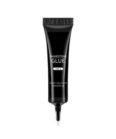 Nail Glue Gel | Rhinestone Press-on Nail Glue - Gel UV Light Gel Nail Glue for Fixing Broken Nails Rhinestones Rhinestone Holder