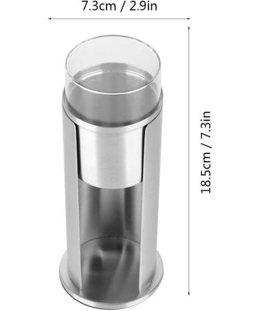 Stainless Steel Makeup Storage Organizer Box for Cotton Pads & Swabs - Desktop Cosmetic Holder | International Shipping Available - Buy Online on GoSupps.com